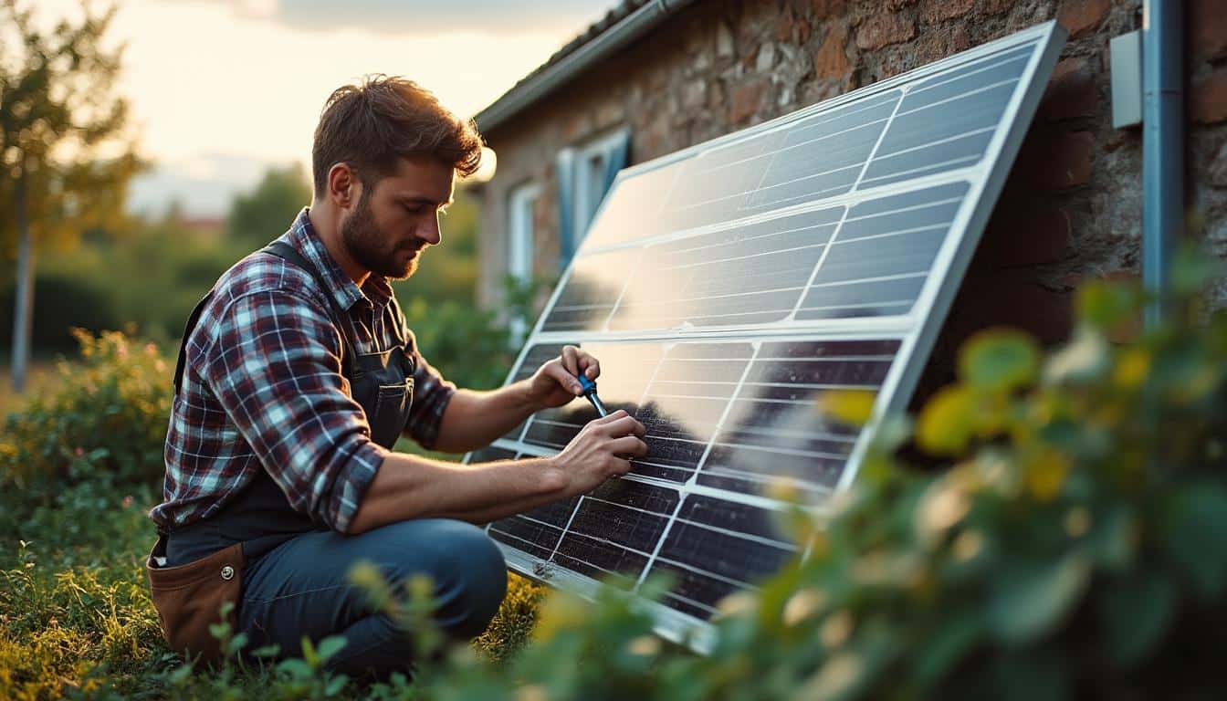 Guide sur l’entretien d’une installation solaire ancienne pour bornes