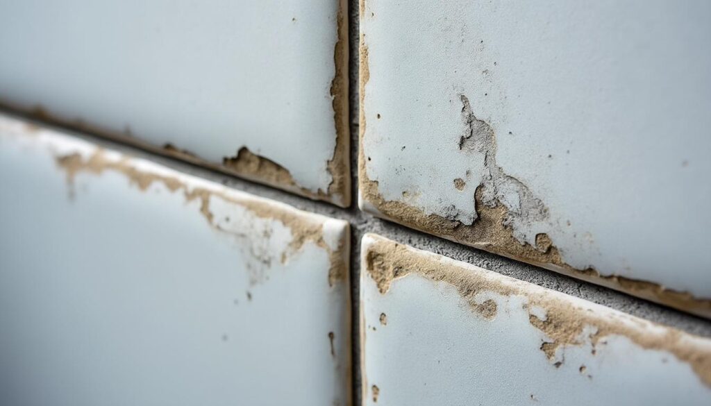 Éliminer les moisissures sur le mastic silicone de la douche