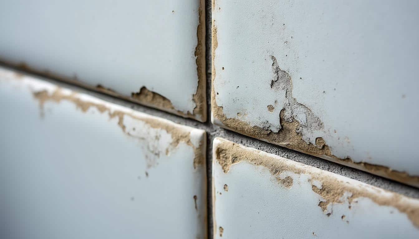 Éliminer les moisissures sur le mastic silicone de la douche