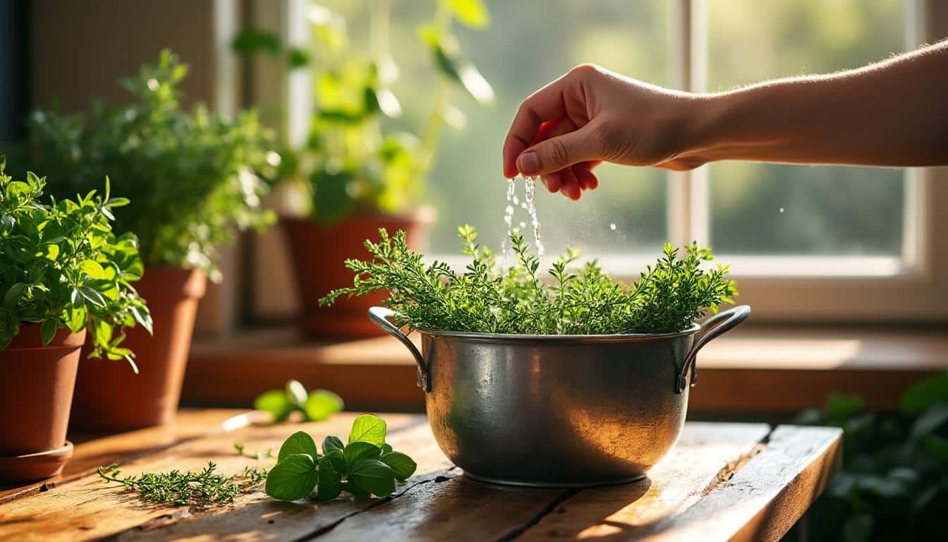 Guide pour bien arroser les plantations d’herbes aromatiques dans la cuisine
