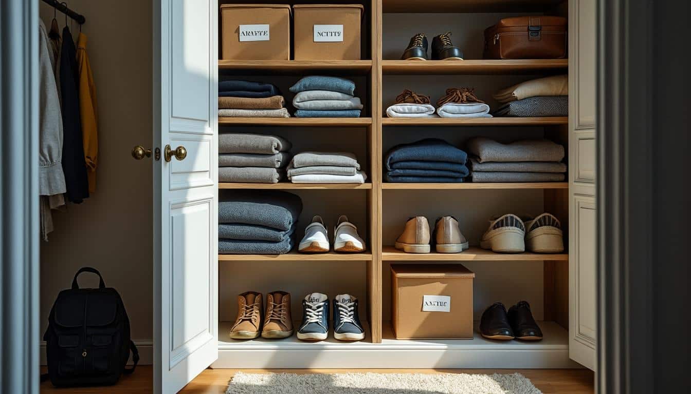 Idées pour optimiser l’espace de votre placard de rangement