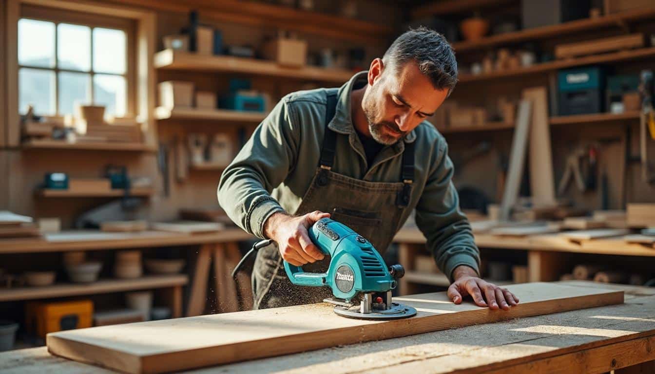 Illustration: Pourquoi la scie pendulaire Makita fait-elle la différence dans votre atelier ?