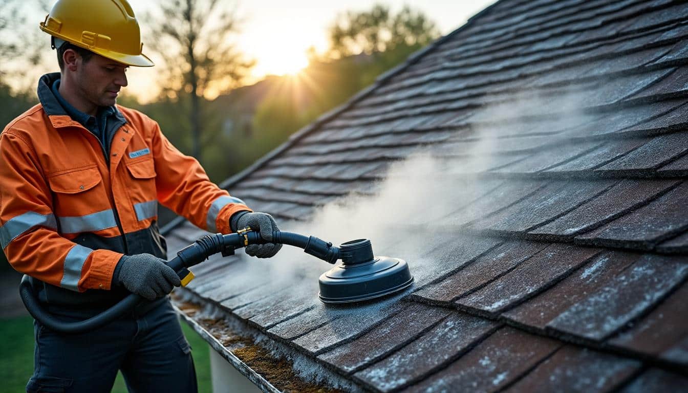 Illustration: Pourquoi utiliser un pulvérisateur pour l’entretien de votre toiture ?