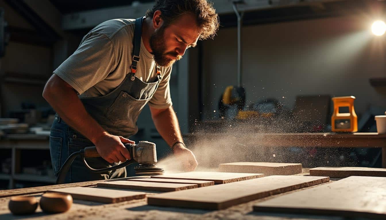 Illustration: Quels matériaux peut-on découper avec une scie à eau pour carrelage de 120 cm ?