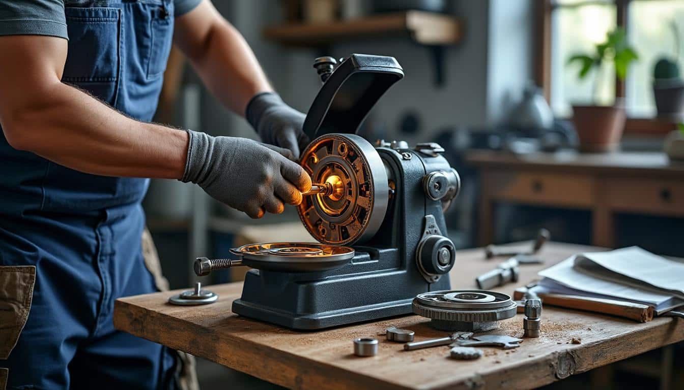 Illustration: Comprendre la machine derrière la scie à ruban métal de Parkside