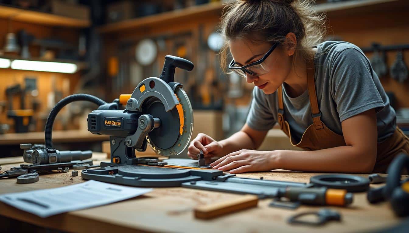 Illustration: Comment utiliser efficacement la scie à ruban métal de Parkside pour vos travaux