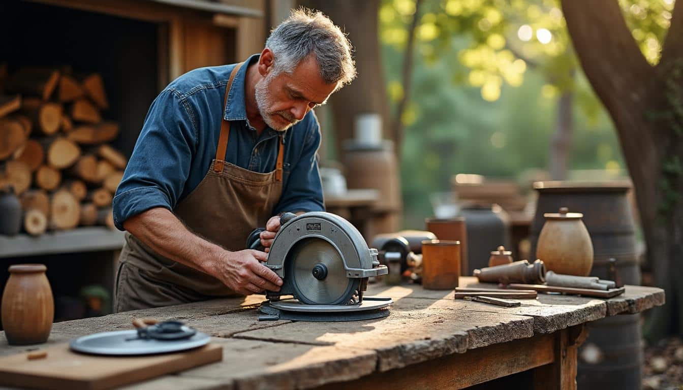 Illustration: Comprendre la scie circulaire adaptée au bois de chauffage d’occasion