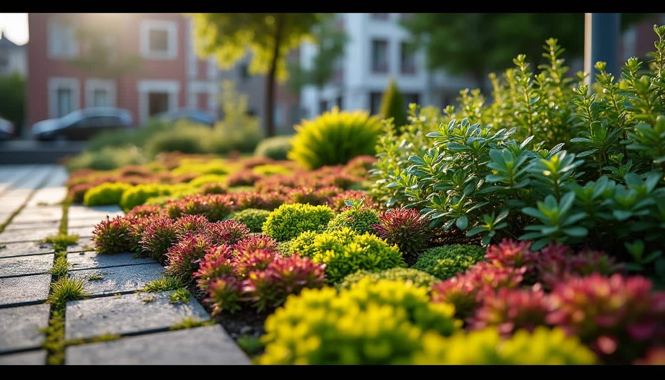 Illustration: Pourquoi le sedum est particulièrement adapté pour une toiture végétalisée