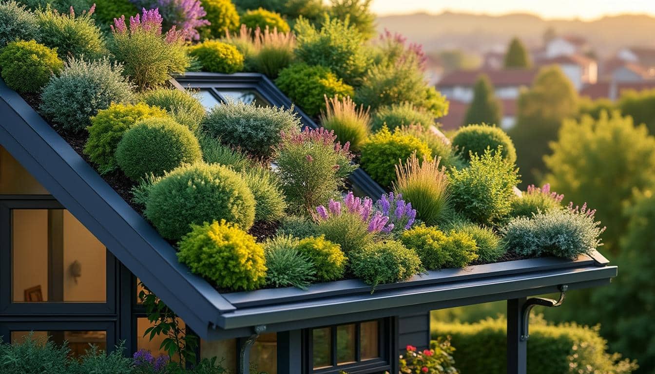 Illustration: Comprendre la toiture en pente végétalisée : définition et spécificités