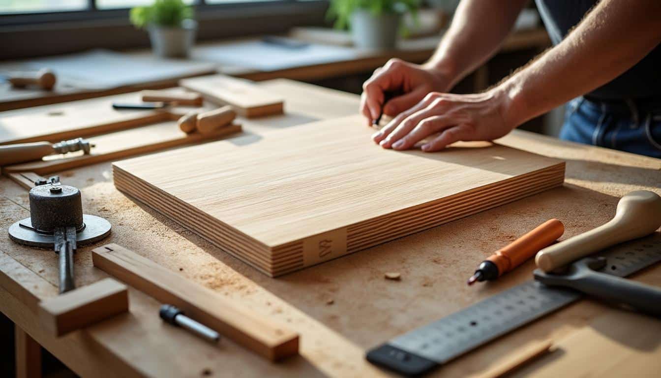 Illustration: Comprendre la structure et les caractéristiques du plan de travail stratifié