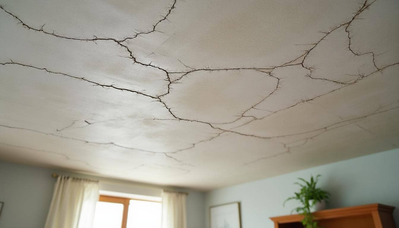 Illustration: Identifier les différents types de fissures au plafond pour mieux agir