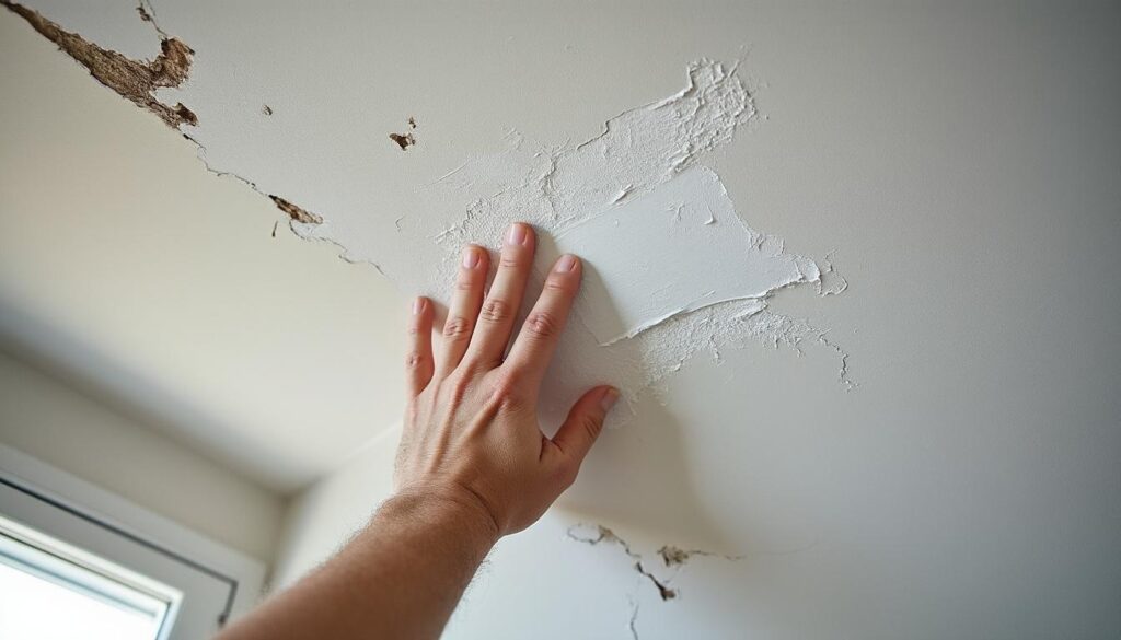 Peinture de fissure au plafond : guide complet pour une réparation durable