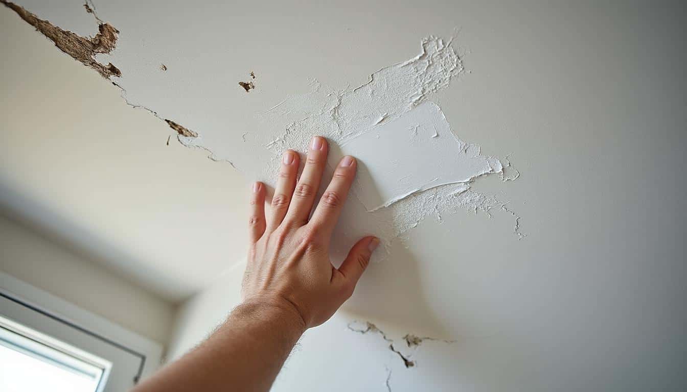 Peinture de fissure au plafond : guide complet pour une réparation durable
