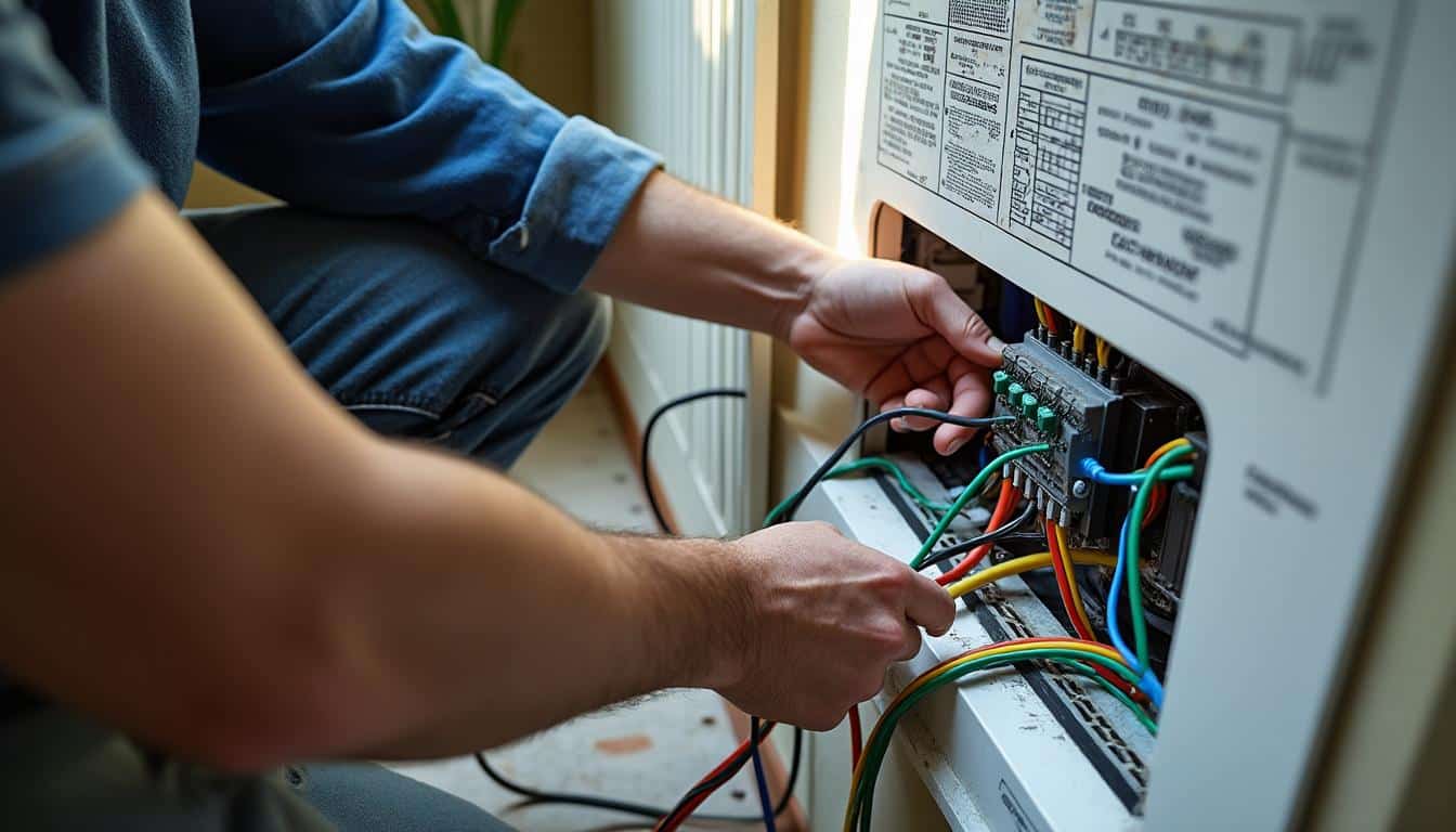 Schéma de branchement du radiateur électrique avec fil pilote facile