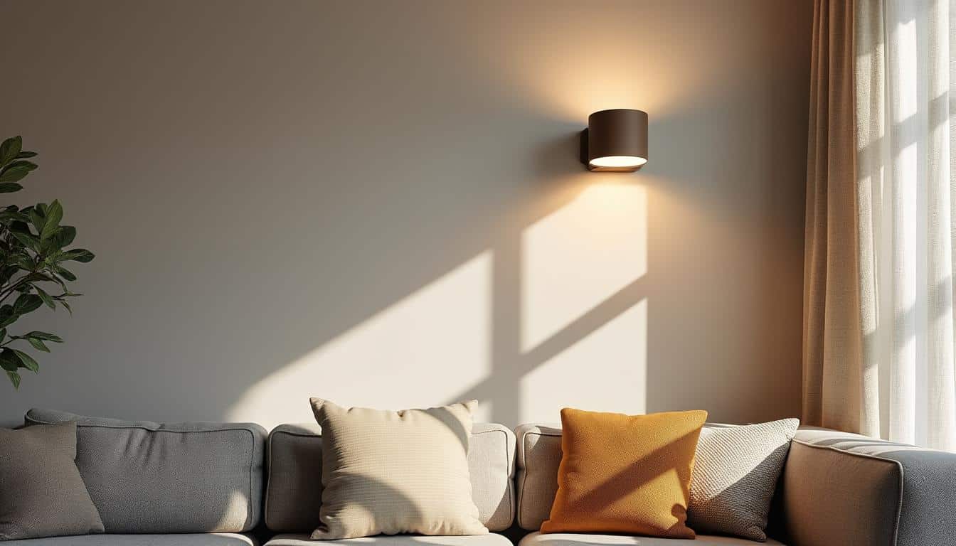 Applique murale d’angle intérieur : éclairage pratique et design