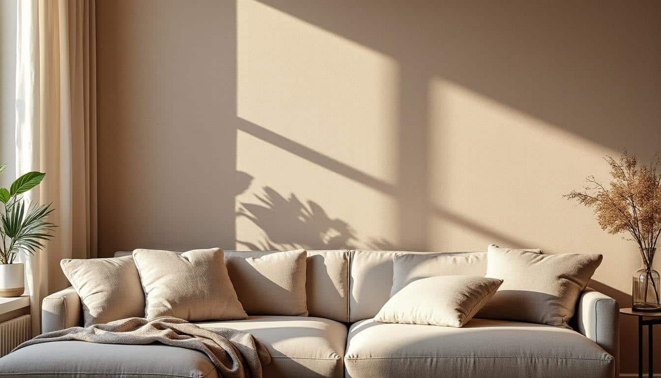 Applique murale en tissu : lumière douce et déco chaleureuse
