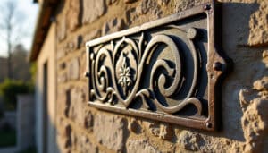 Applique murale en fer forgé : élégance et robustesse artisanale