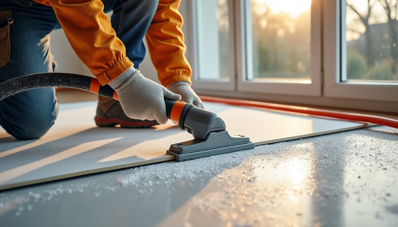 Illustration: Comprendre le rôle essentiel de l’isolant sous un plancher chauffant