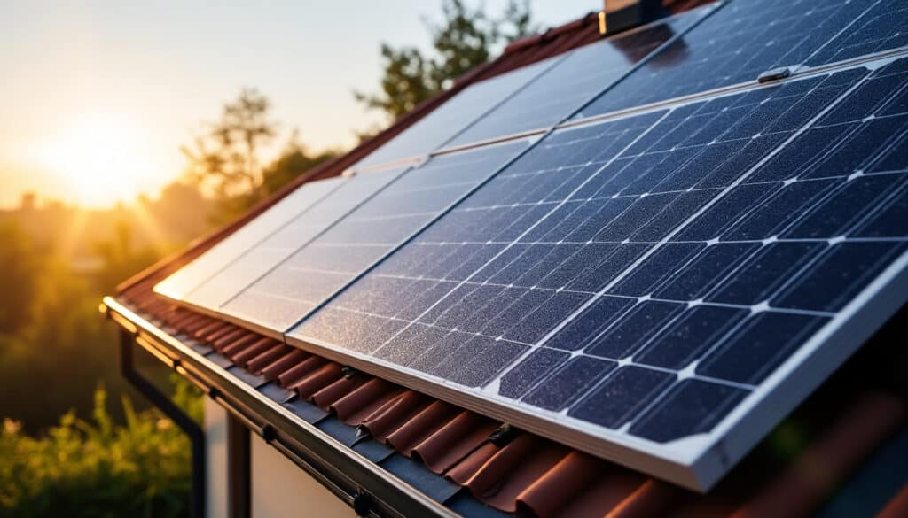 Panneaux photovoltaïques rouges : allier esthétique et performance