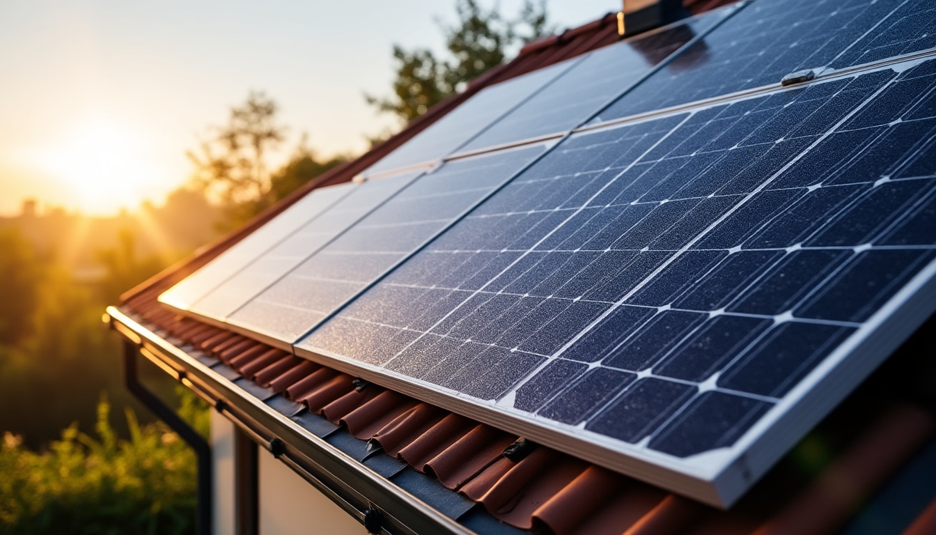 Panneaux photovoltaïques rouges : allier esthétique et performance