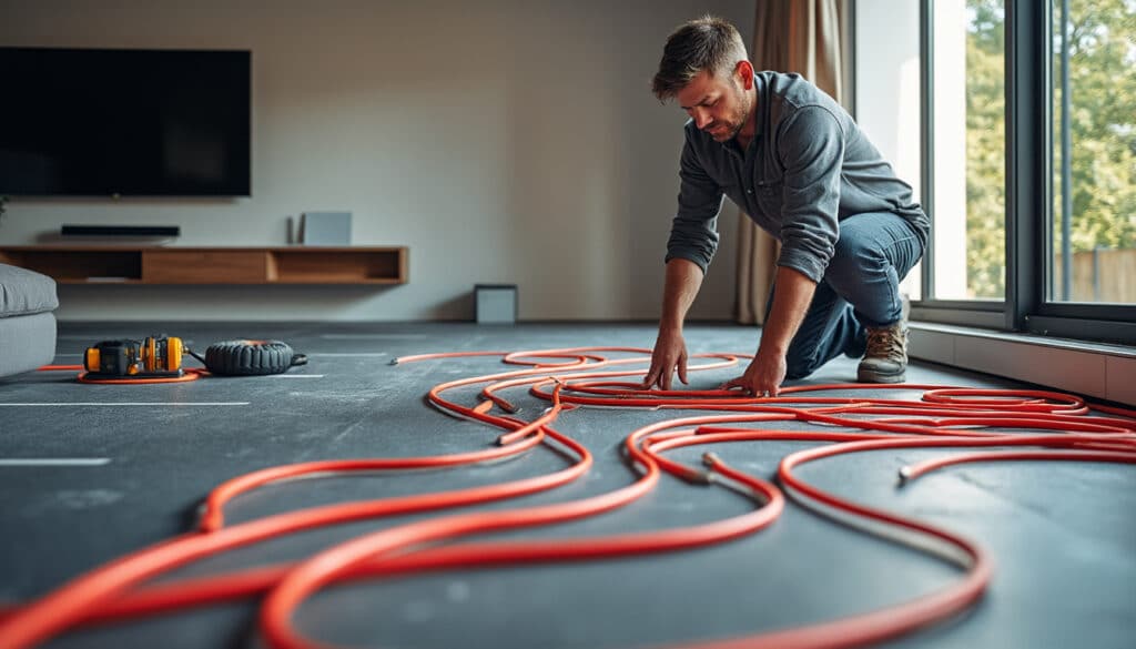 Plancher chauffant électrique : confort et installation simplifiée
