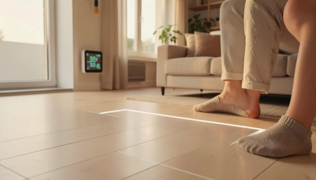 Thermostat pour plancher chauffant électrique